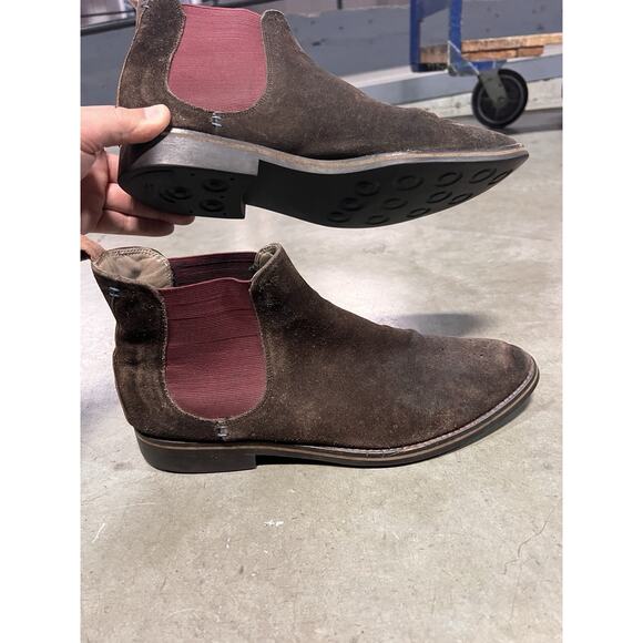 Oliver Sweeney Burrows Chukka Chelsea Brown Suede Leather Boots Mens 11 - 44 EU - Picture 4 of 12